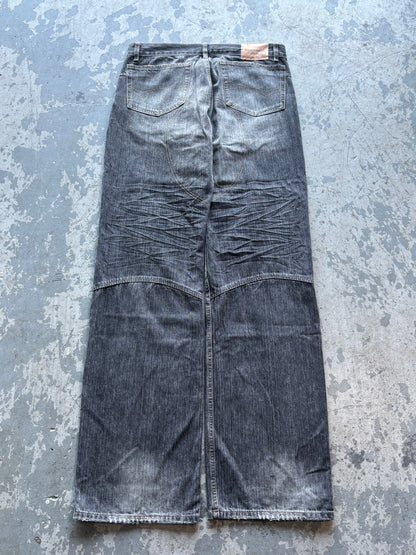 Balenciaga Relief Stitching Jeans