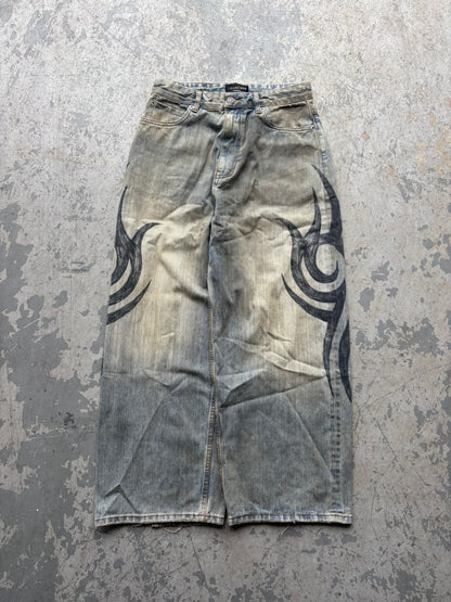 Balenciaga Tribal Baggy Jeans