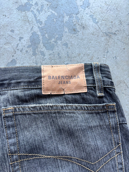 Balenciaga Relief Stitching Jeans